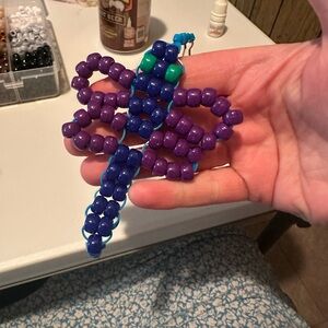 Colorful Beaded Dragonfly Hair Clip